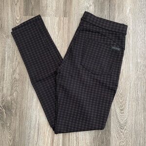 Sanctuary Plaid Leggings – Purple & Black (Size Small)